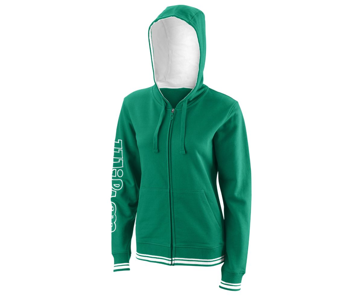 Wilson Team II FZ Hoody Women Green