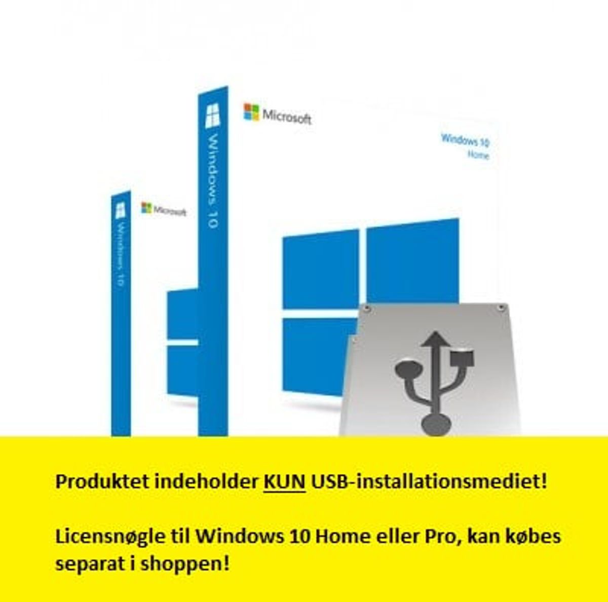 Windows 10 USB installationsmedie