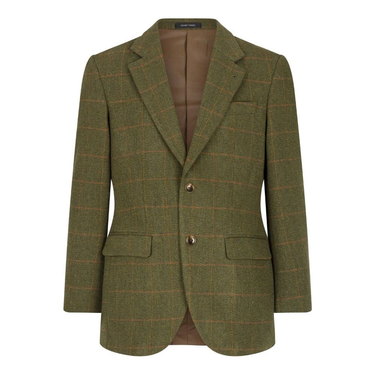 Windsor mens blazer, tweed, mørk grøn - 5XL (UK52/EU62)