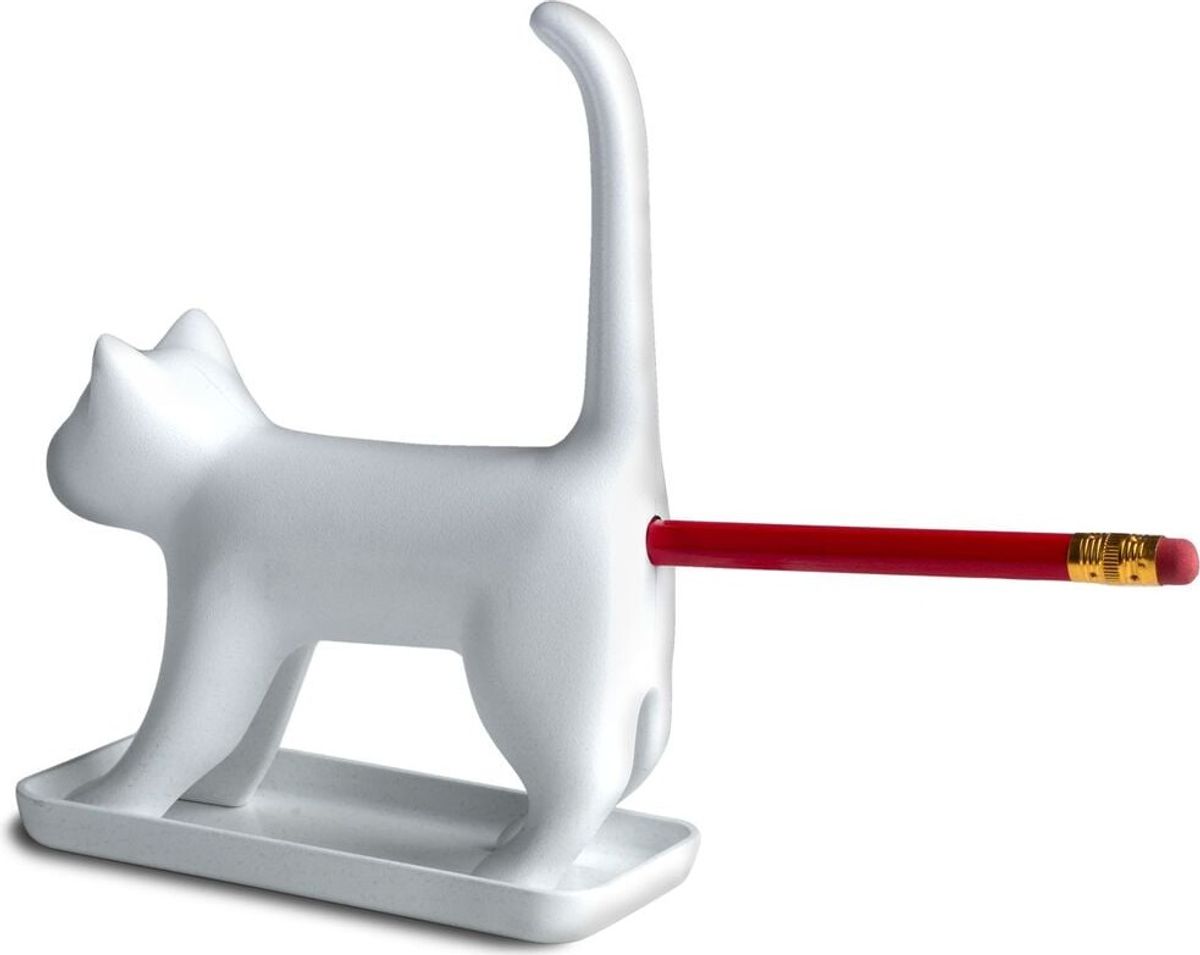 Winkee - Blyantspidser - Sharp End Cat With Sound - White