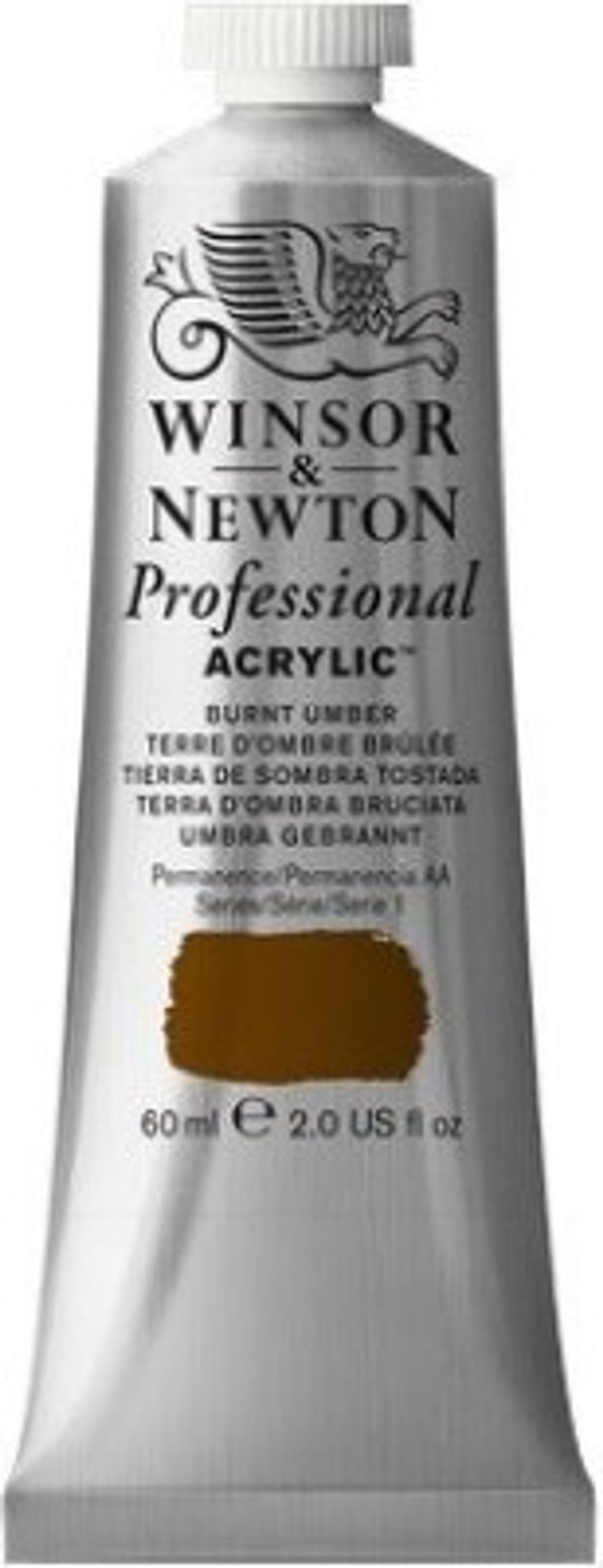 Winsor & Newton - Akrylmaling - Burnt Umber 60 Ml