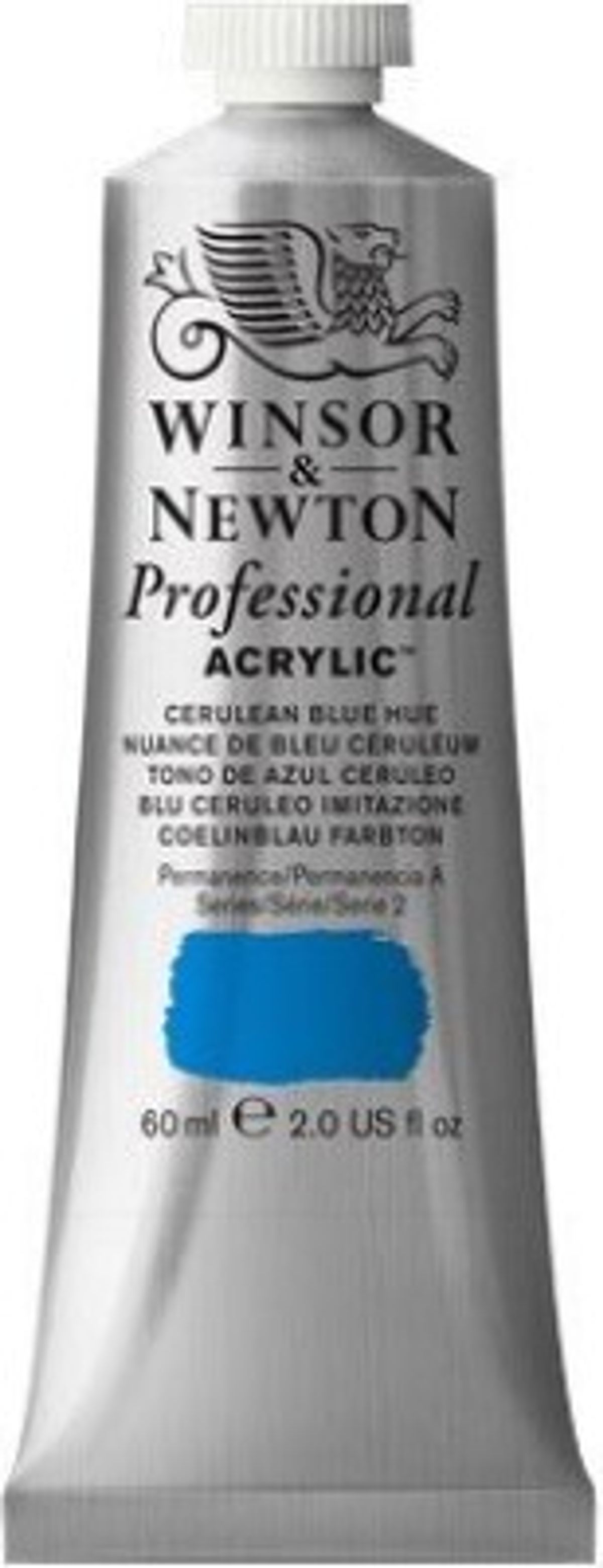 Winsor & Newton - Akrylmaling - Cerulean Blue Hue 60 Ml