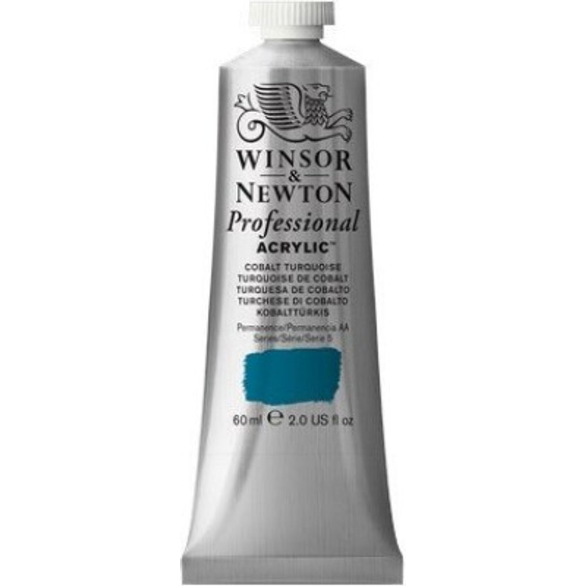 Winsor & Newton - Akrylmaling - Cobalt Turquoise 60 Ml