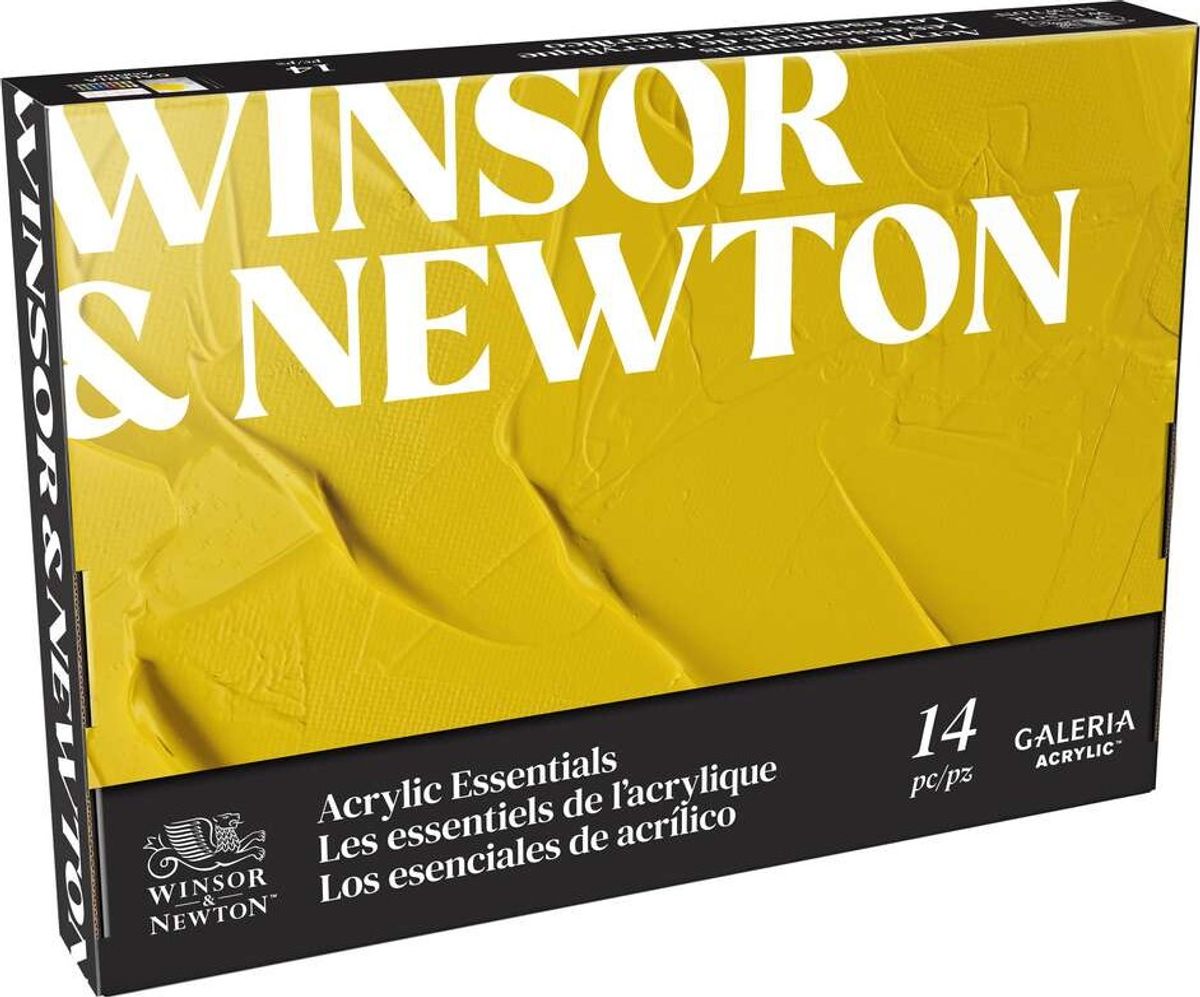 Winsor & Newton - Akrylmaling - Galeria Acrylic Essentials - 14 Dele