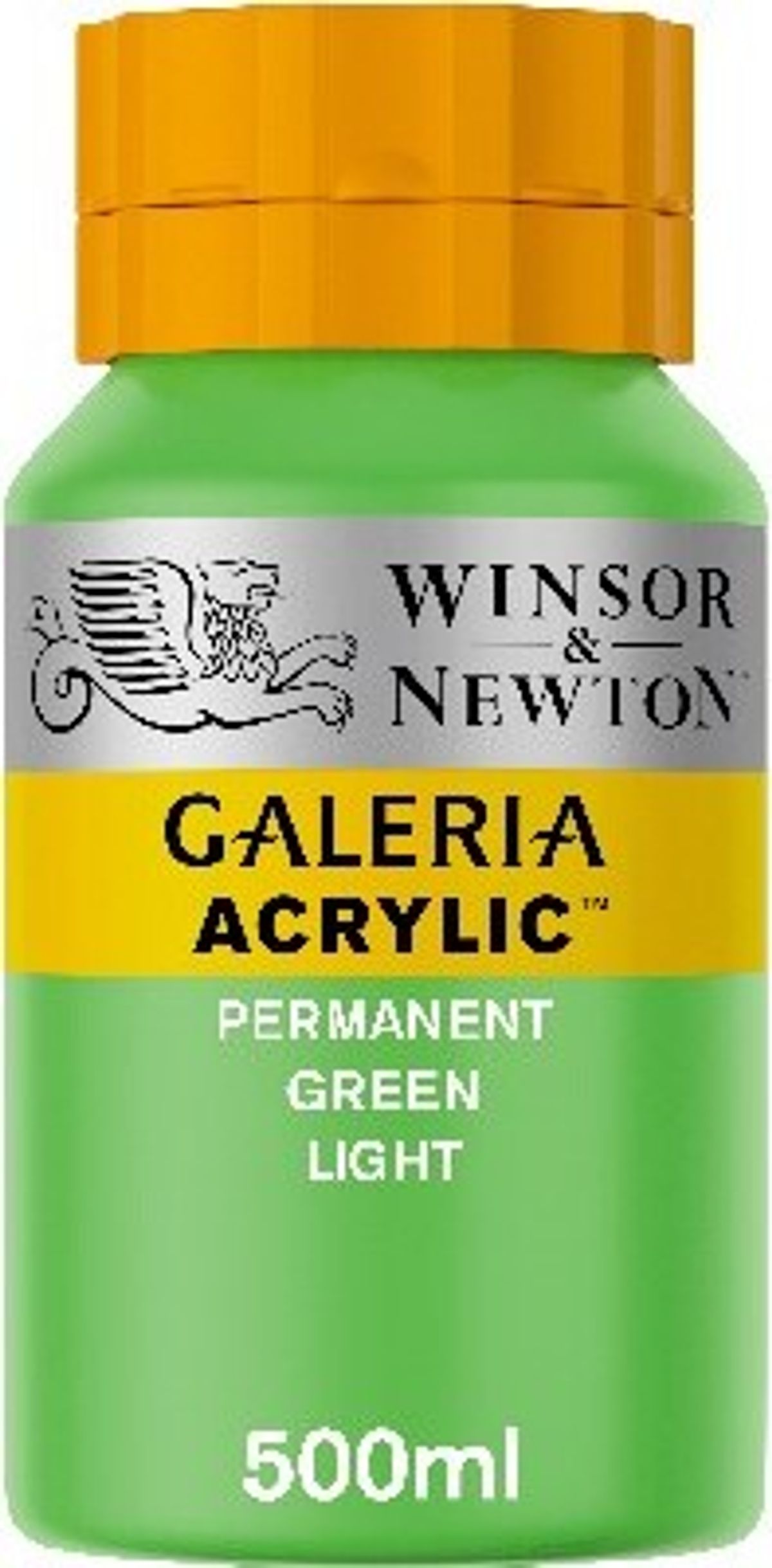 Winsor & Newton - Akrylmaling - Lysegrøn 500 Ml