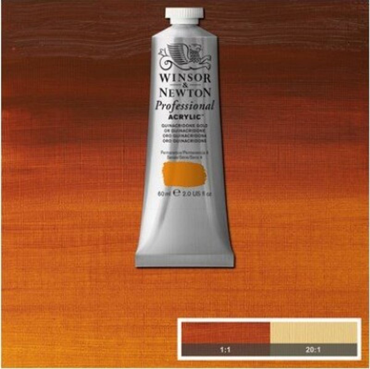 Winsor & Newton - Akrylmaling - Quinacridone Gold 60 Ml