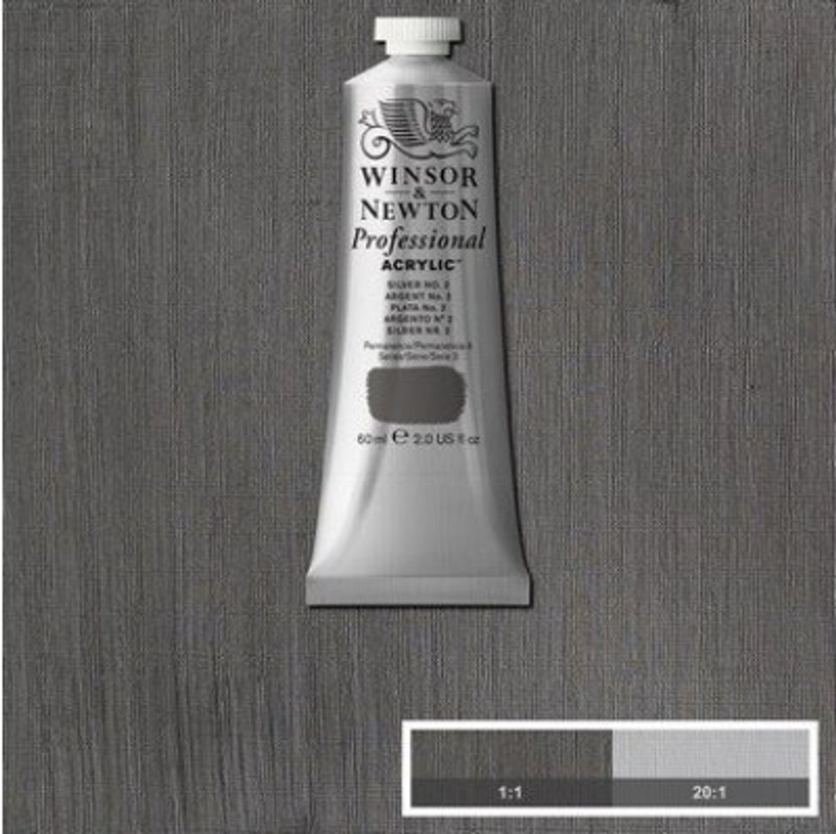 Winsor & Newton - Akrylmaling - Silver No. 2 60 Ml