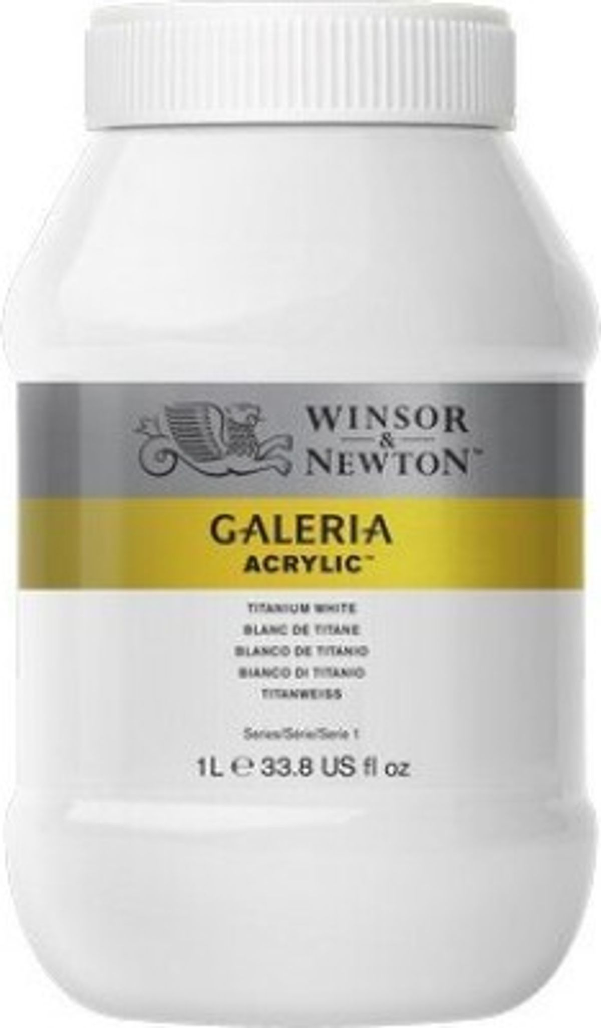 Winsor & Newton - Akrylmaling - Titanium Hvid 1000 Ml