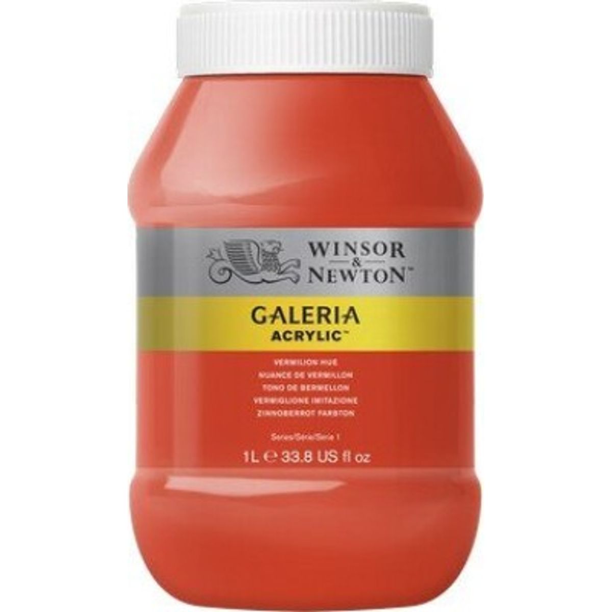 Winsor & Newton - Akrylmaling - Vermilion 1000 Ml