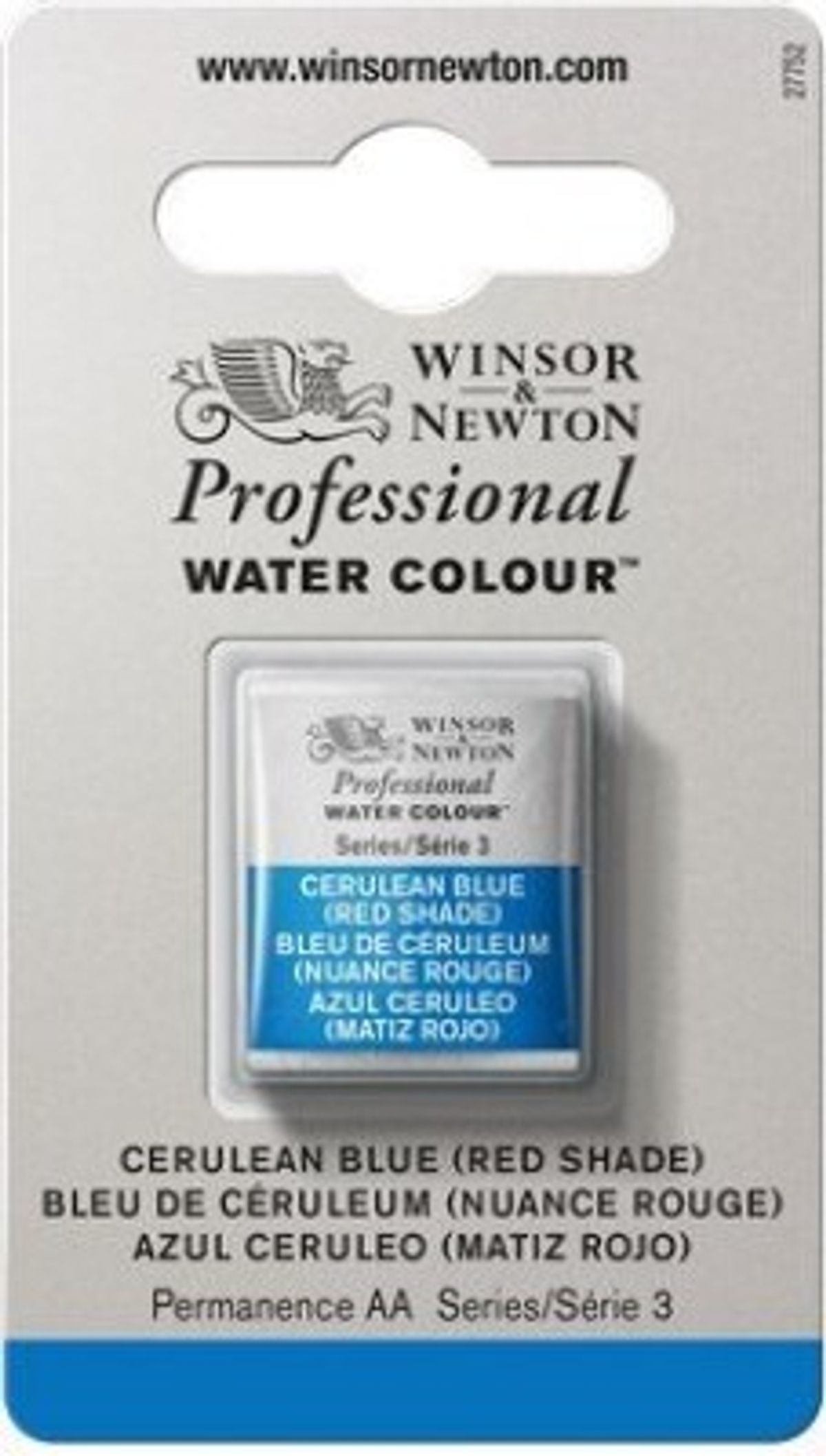 Winsor & Newton - Akvarelfarve 1/2 Blok - Cerulean Blue