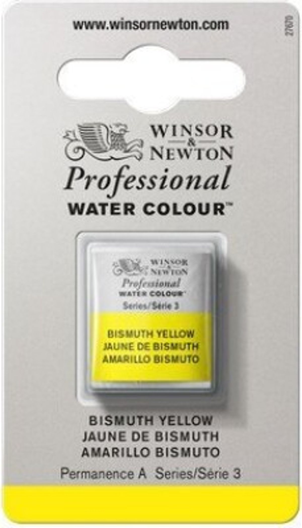 Winsor & Newton - Akvarelfarve 1/2 Pan - Bismuth Yellow