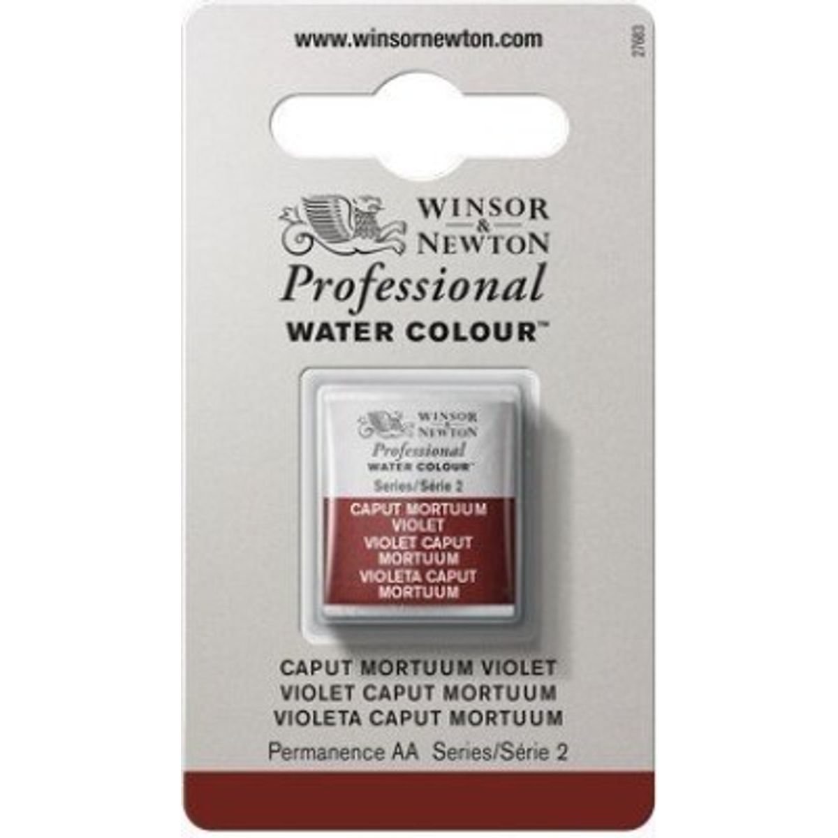 Winsor & Newton - Akvarelfarve 1/2 Pan - Caput Mortuum Violet