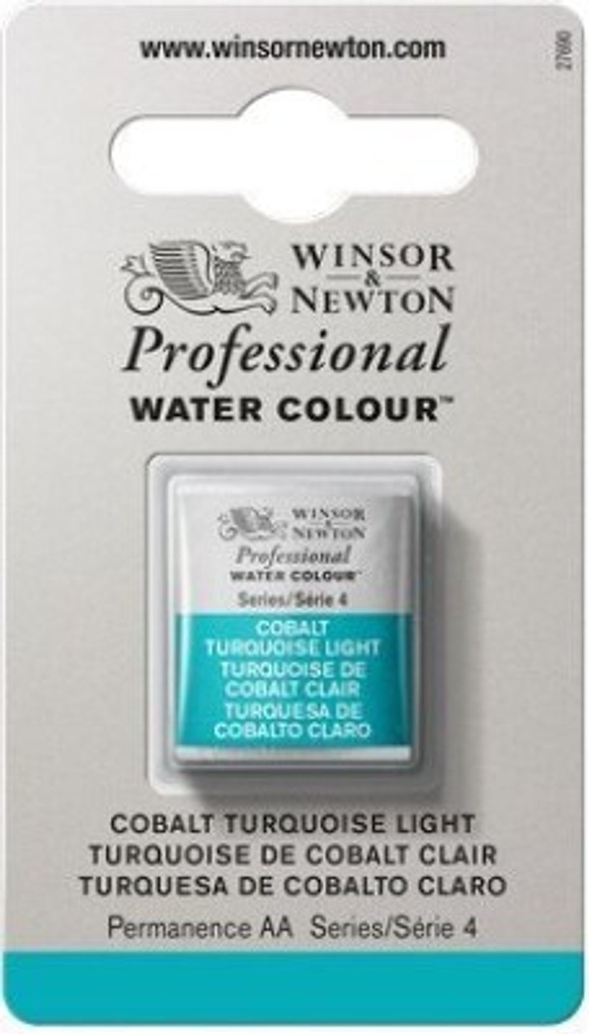 Winsor & Newton - Akvarelfarve 1/2 Pan - Cobalt Turquoise