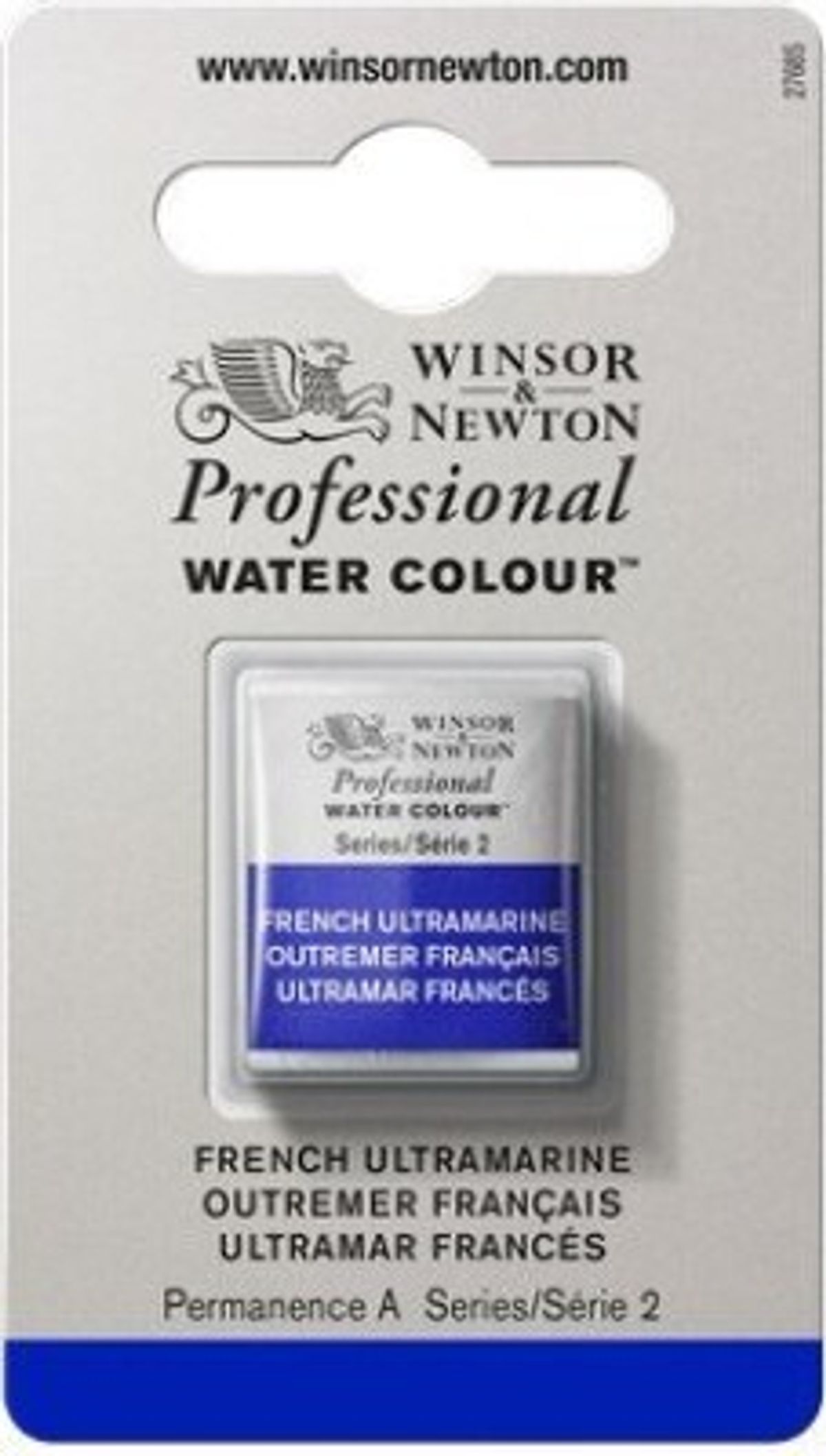 Winsor & Newton - Akvarelfarve 1/2 Pan - French Ultramarine