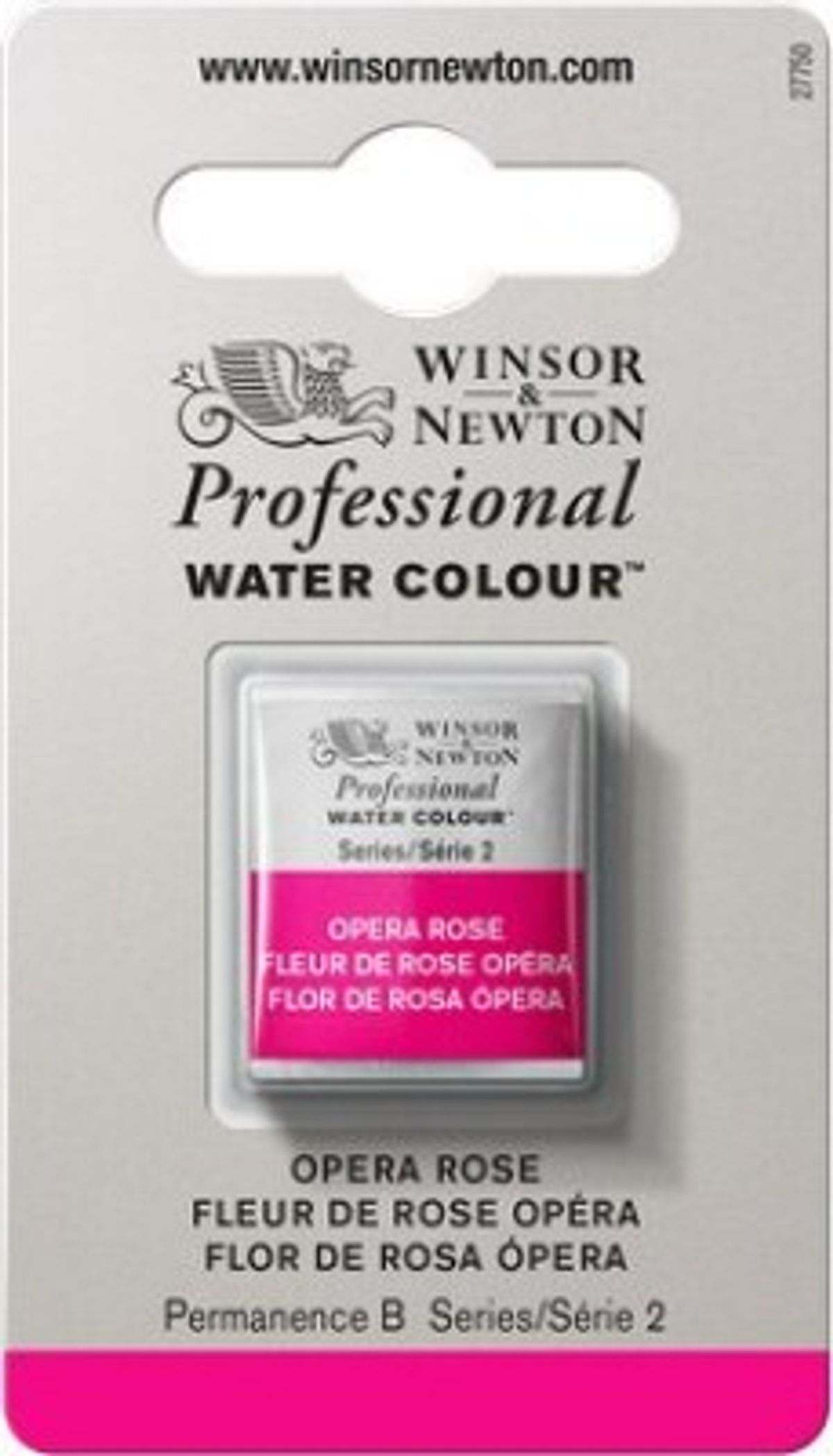 Winsor & Newton - Akvarelfarve 1/2 Pan - Opera Rose