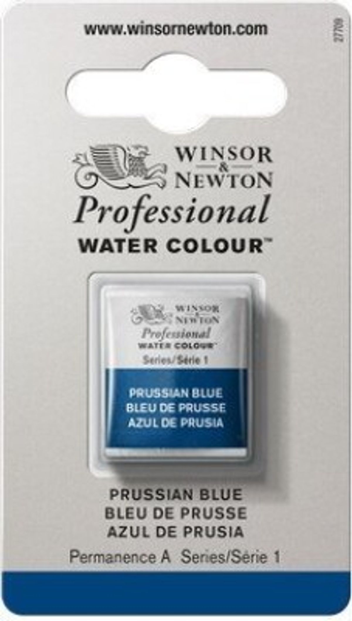 Winsor & Newton - Akvarelfarve 1/2 Pan - Prussian Blue