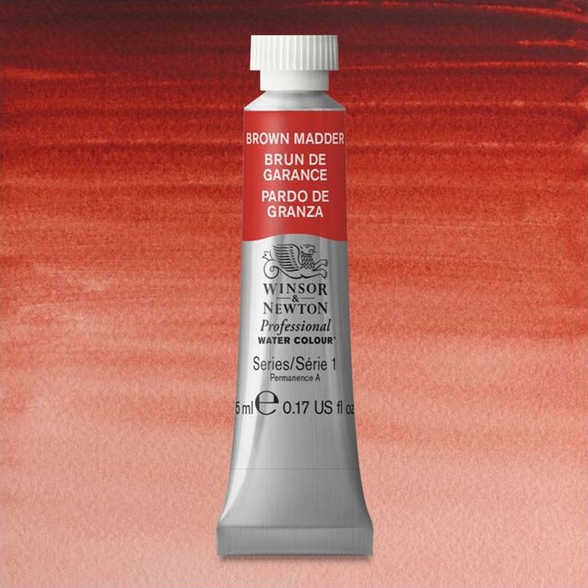 Winsor & Newton - Akvarelfarve - Brown Madder 5 Ml