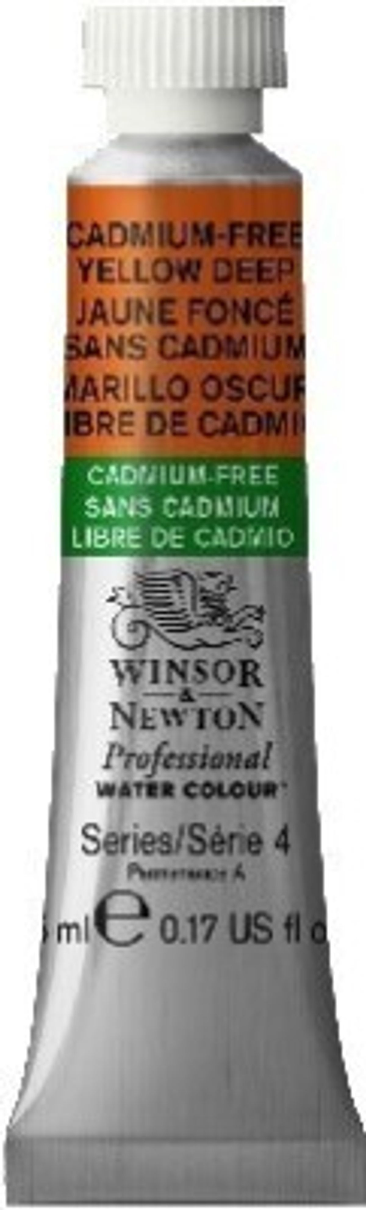 Winsor & Newton - Akvarelfarve - Cadmium Free Yellow Deep 5 Ml