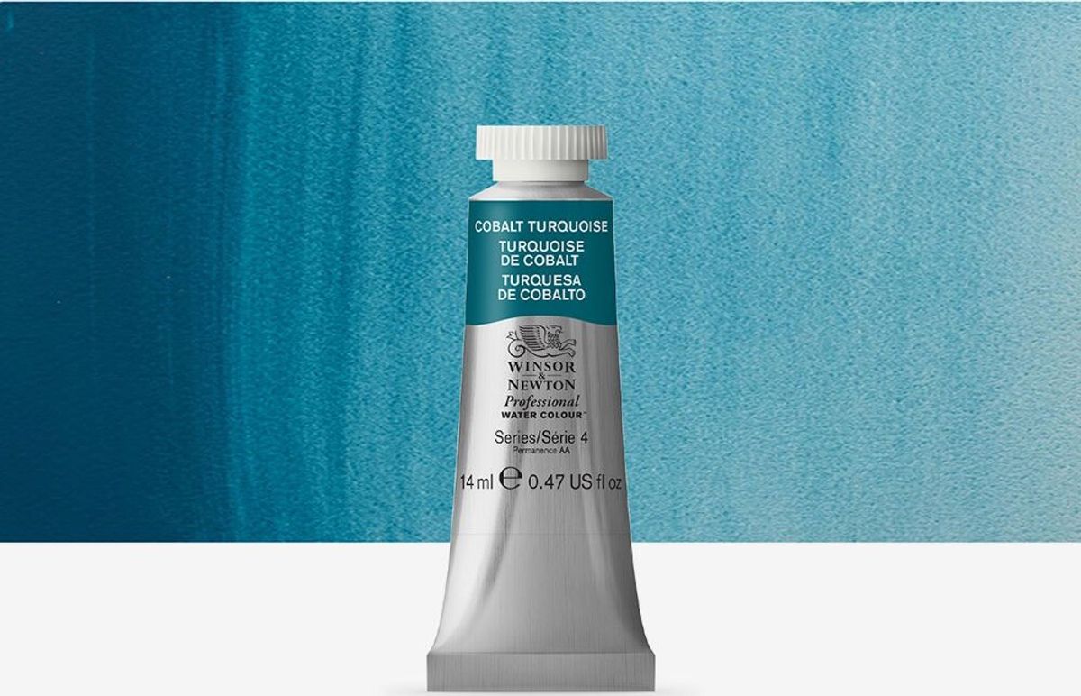 Winsor & Newton - Akvarelfarve - Cobalt Turquoise 14 Ml