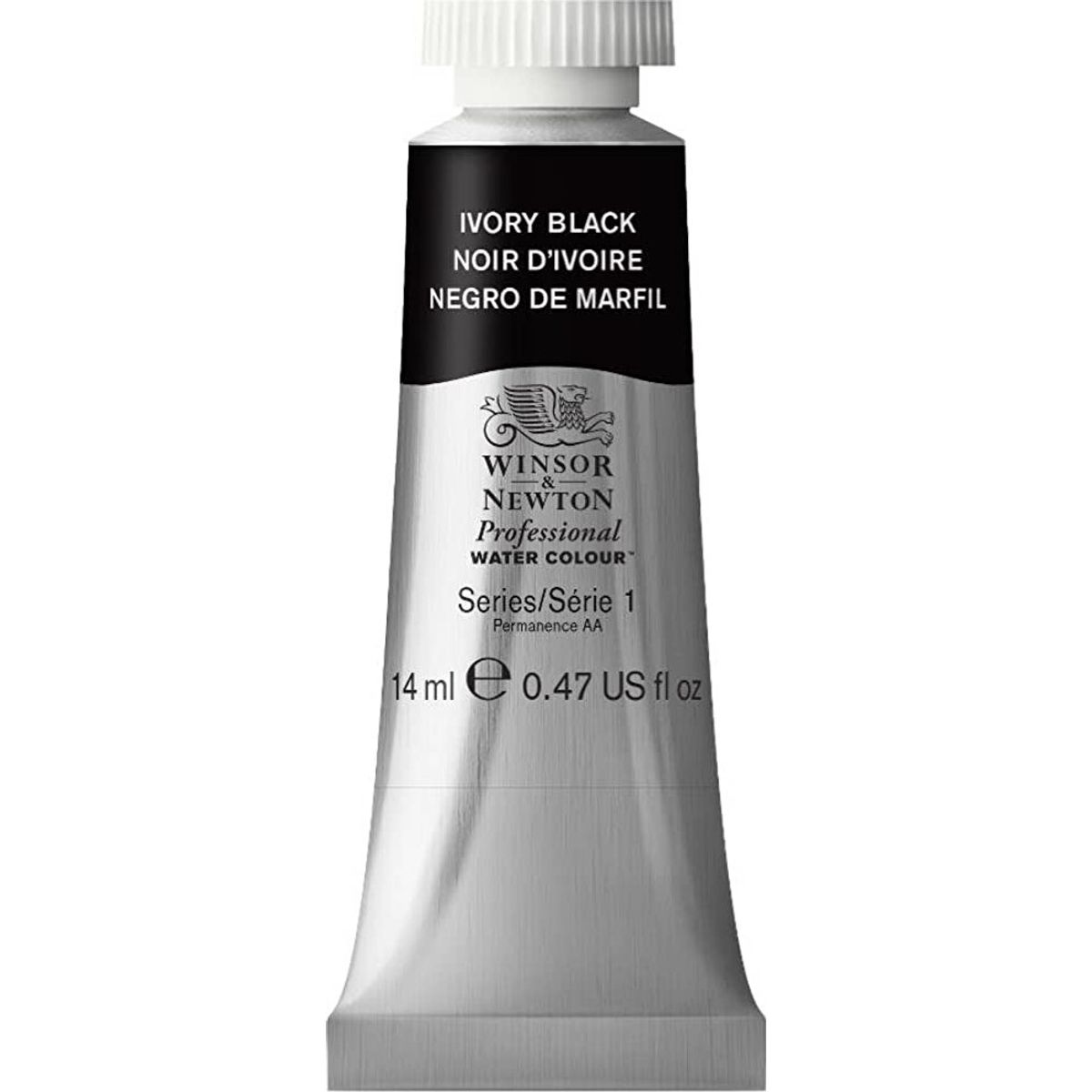 Winsor & Newton - Akvarelfarve - Ivory Black 14 Ml