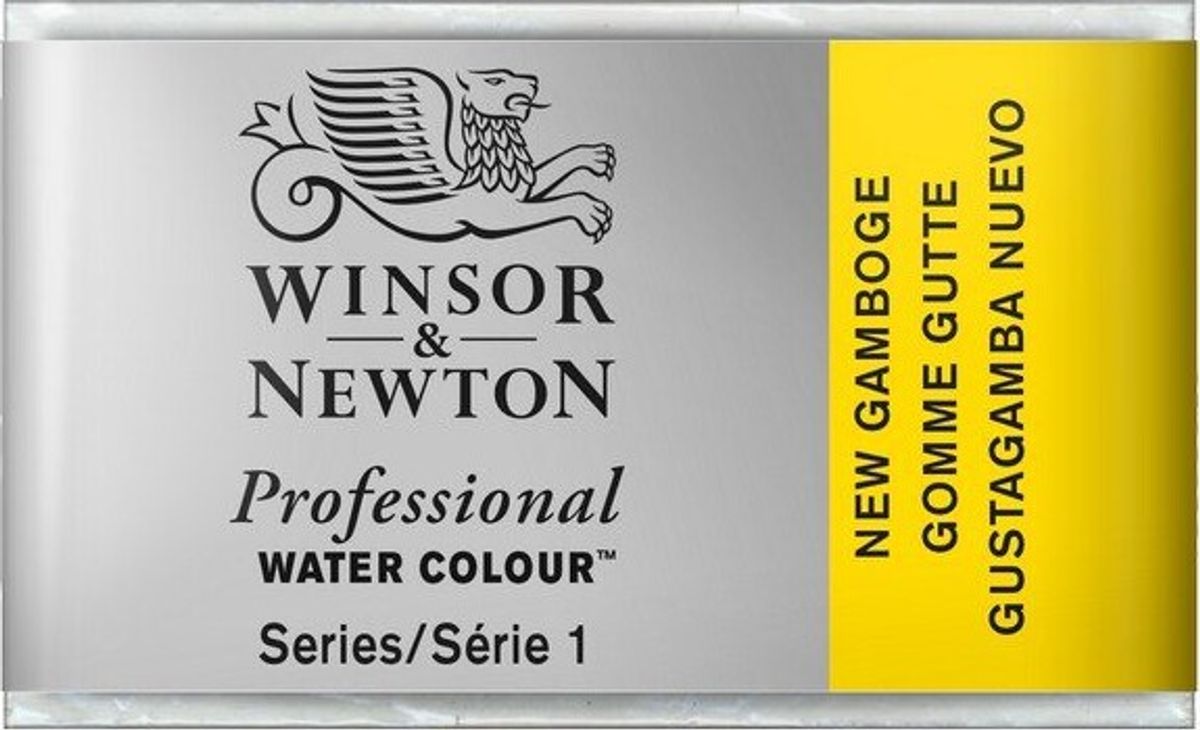 Winsor & Newton - Akvarelfarve Pan - New Gamboge