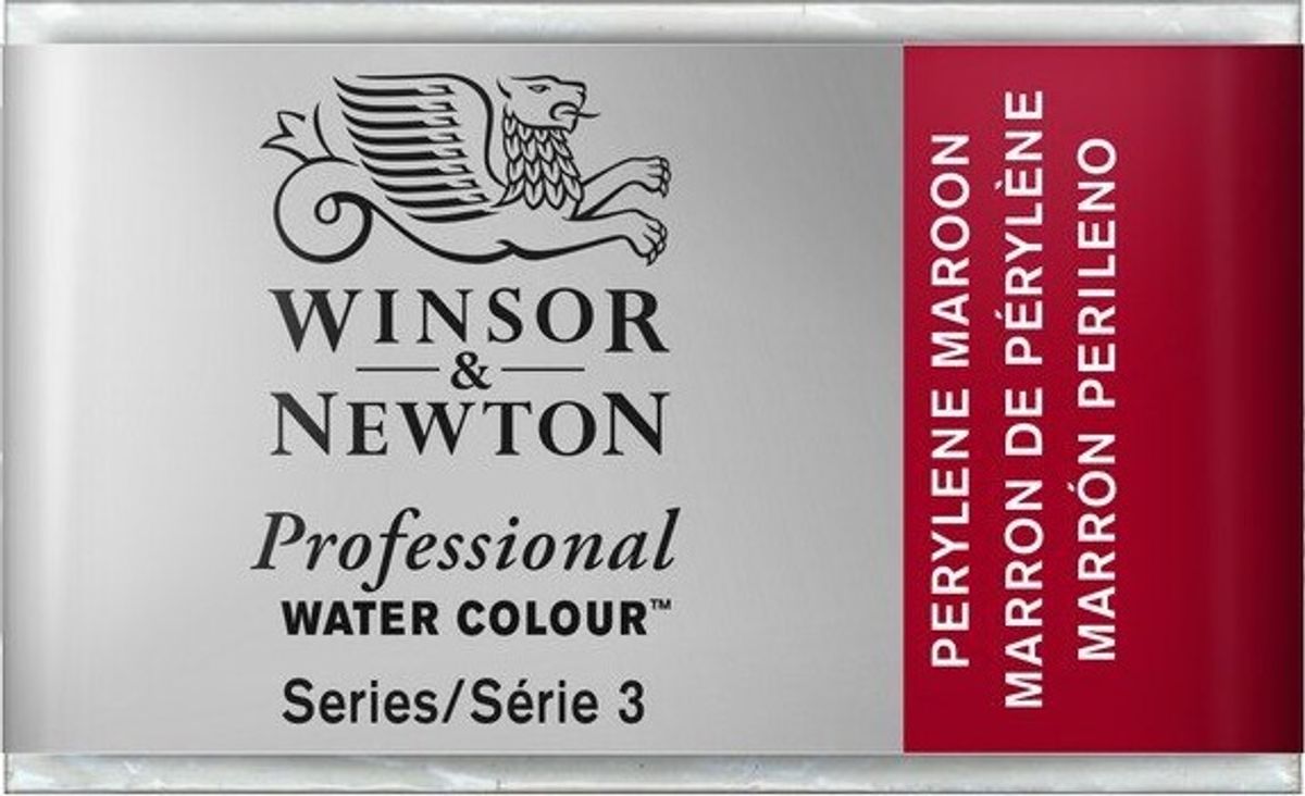 Winsor & Newton - Akvarelfarve Pan - Perylene Maroon