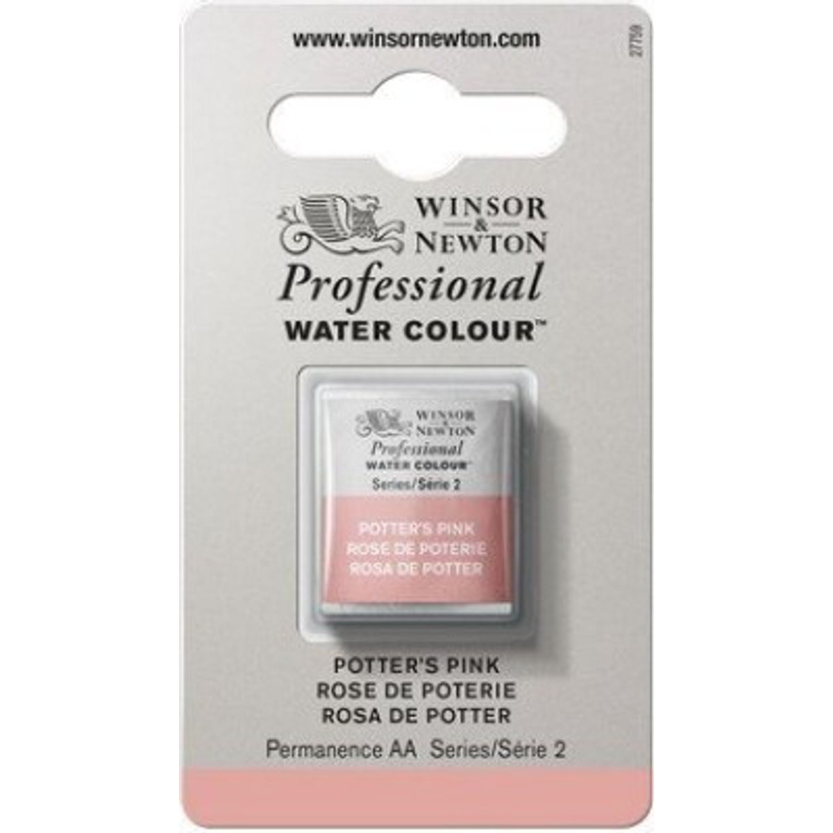 Winsor & Newton - Akvarelfarve Pan - Potters Pink