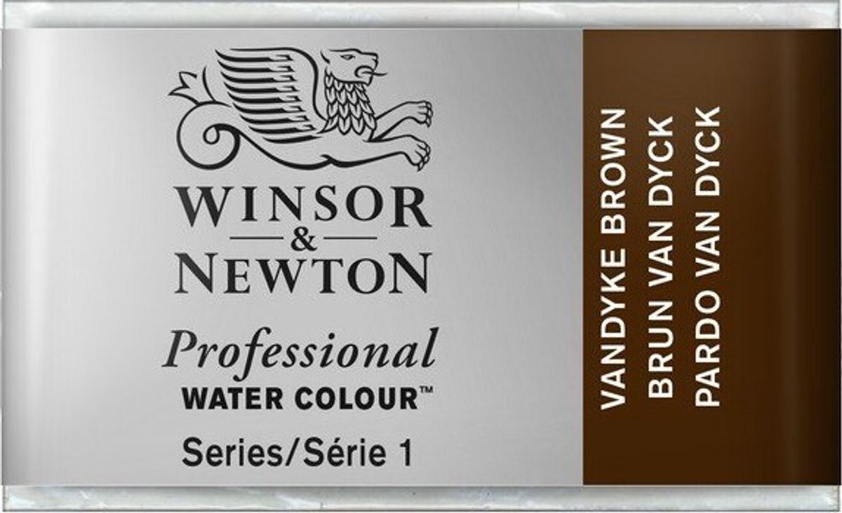 Winsor & Newton - Akvarelfarve Pan - Vandyke Brown