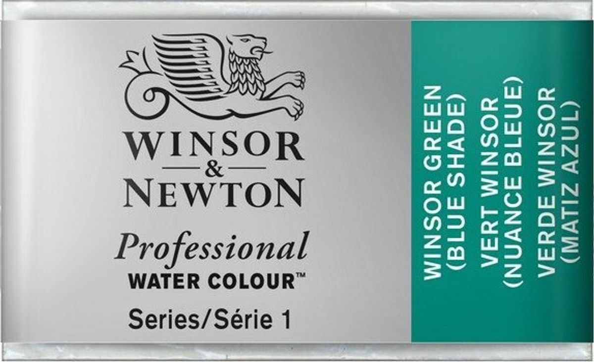 Winsor & Newton - Akvarelfarve Pan - Winsor Green Blue Shade