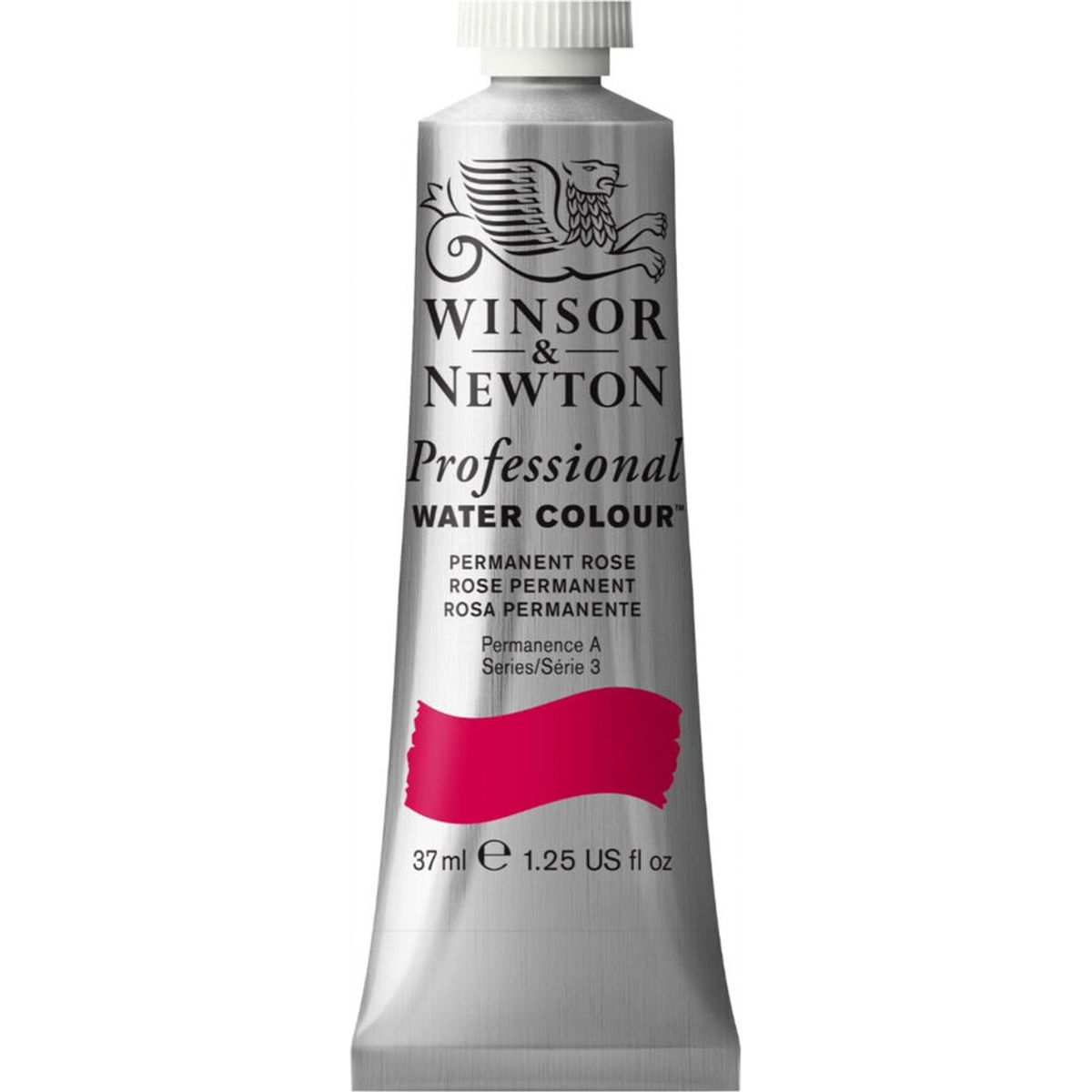 Winsor & Newton - Akvarelfarve - Permanent Rose 37 Ml