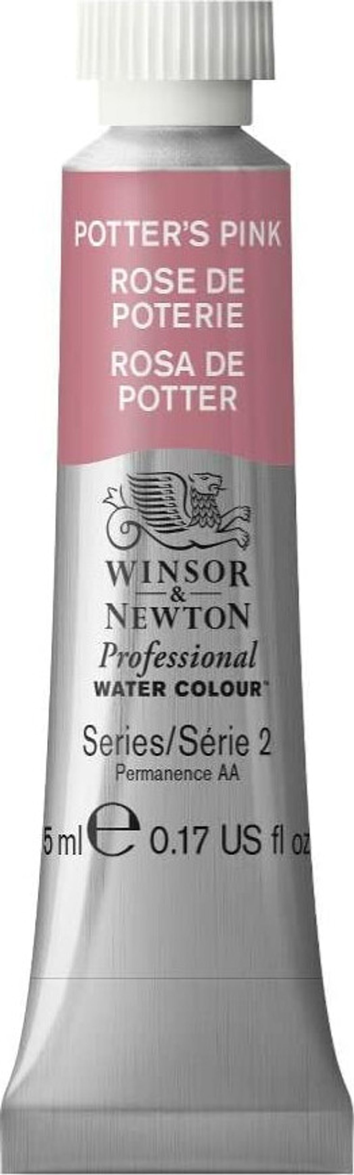 Winsor & Newton - Akvarelfarve - Potters Pink 5 Ml