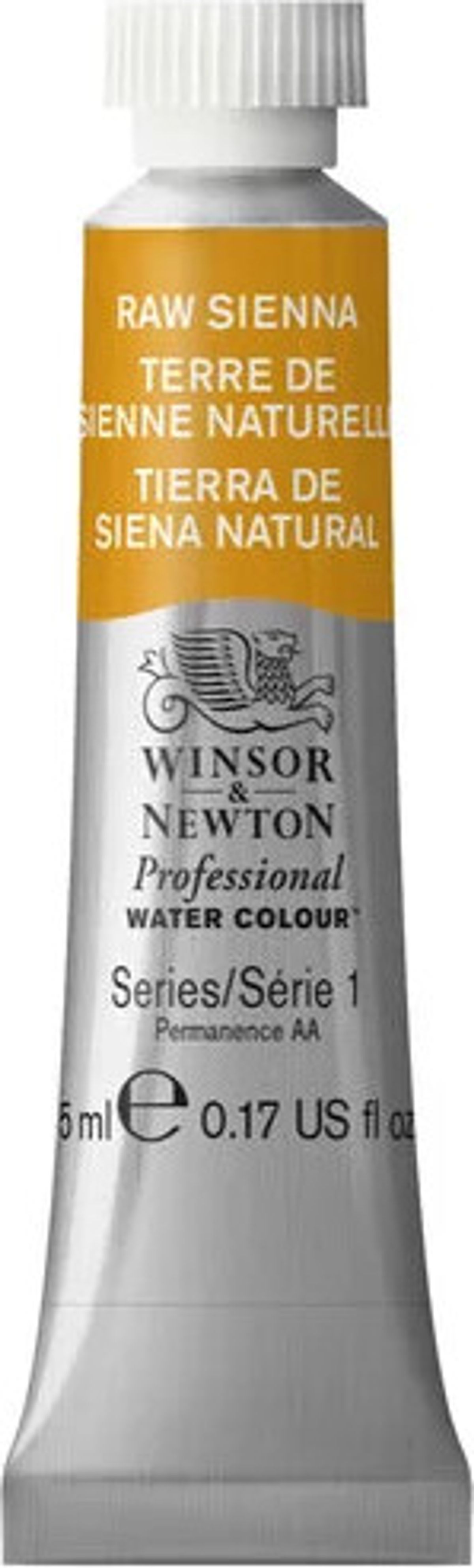 Winsor & Newton - Akvarelfarve - Raw Sienna 5 Ml