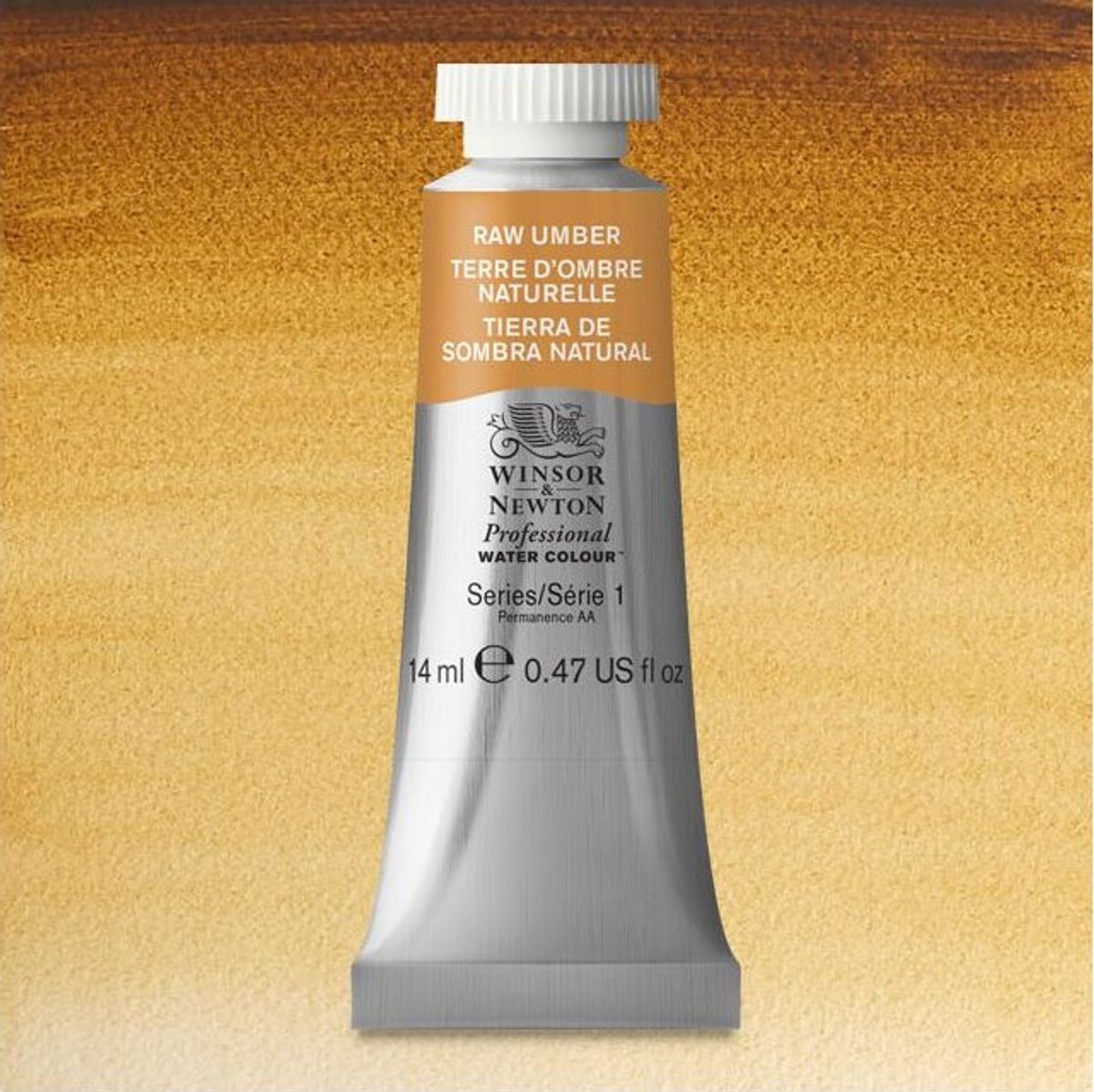 Winsor & Newton - Akvarelfarve - Raw Umber 14 Ml