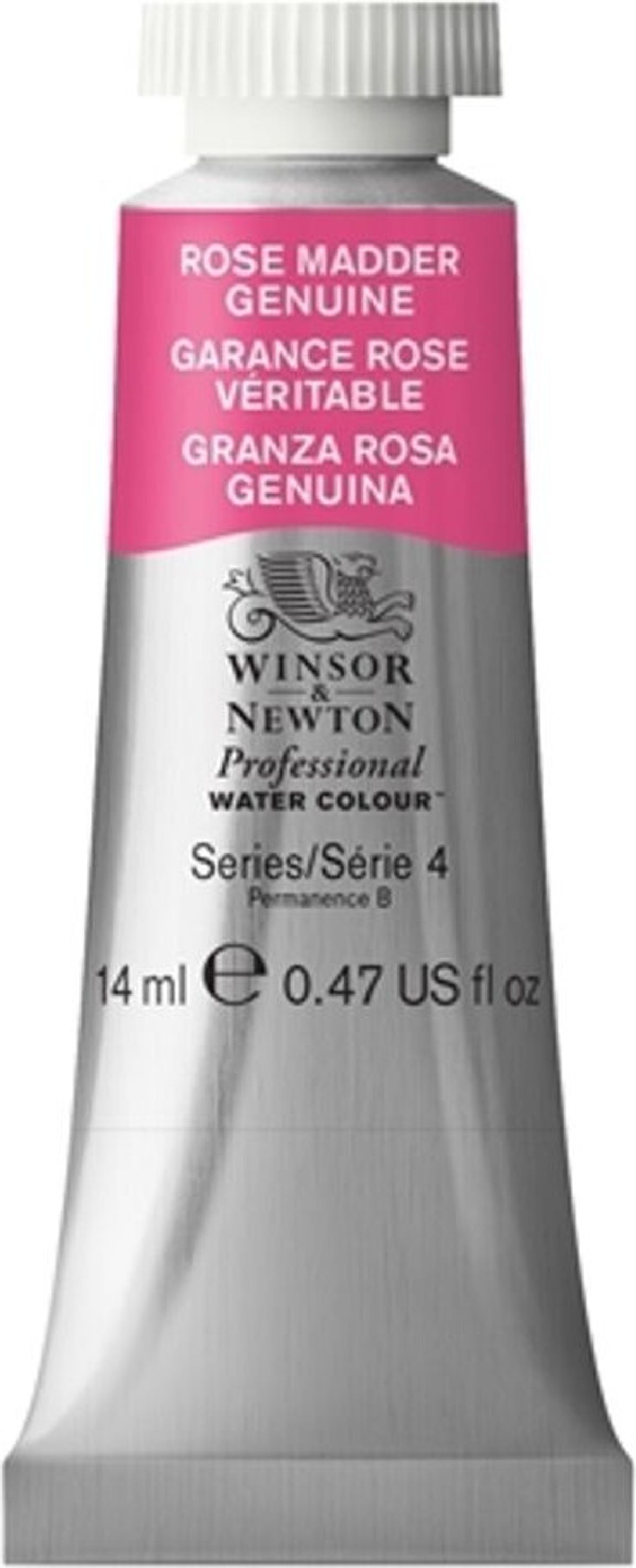 Winsor & Newton - Akvarelfarve - Rose Madder Genuine 14 Ml