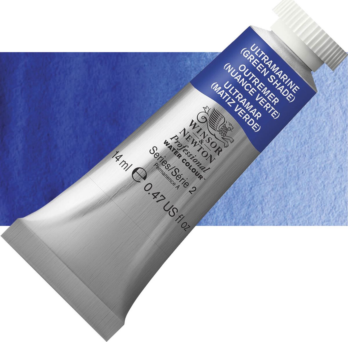 Winsor & Newton - Akvarelfarve - Ultramarine - Green Shade 14 Ml