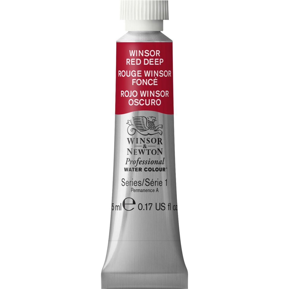 Winsor & Newton - Akvarelfarve - Winsor Red Deep 5 Ml