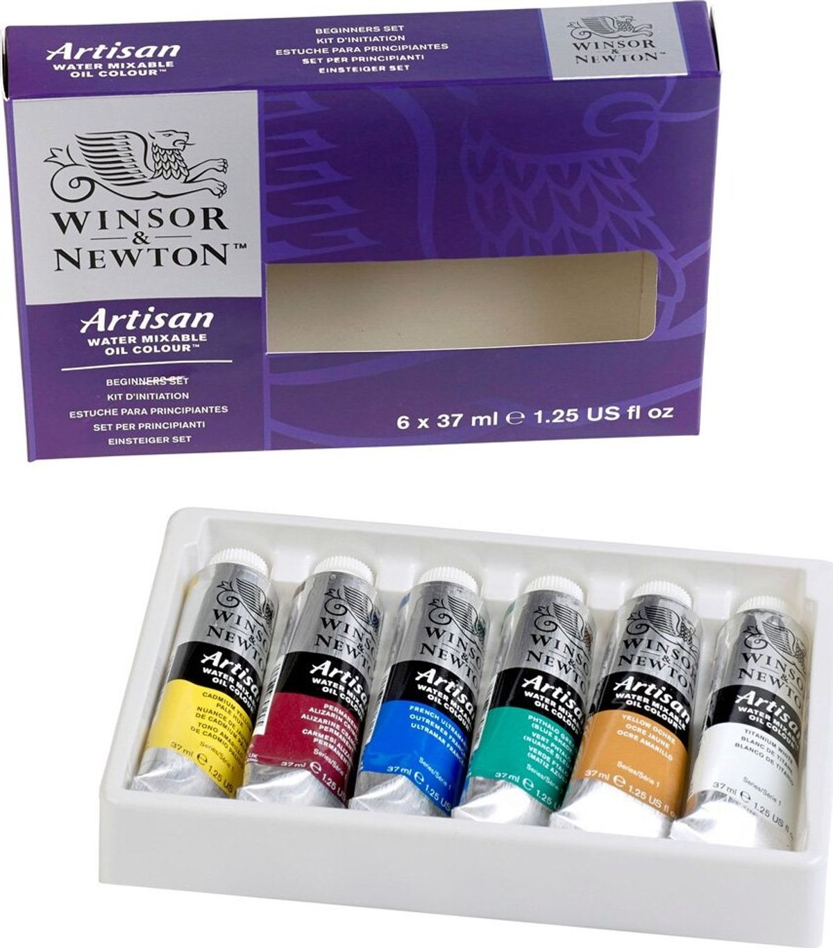 Winsor & Newton - Artisan Oliemaling Sæt - Beginners Set - 6x37 Ml