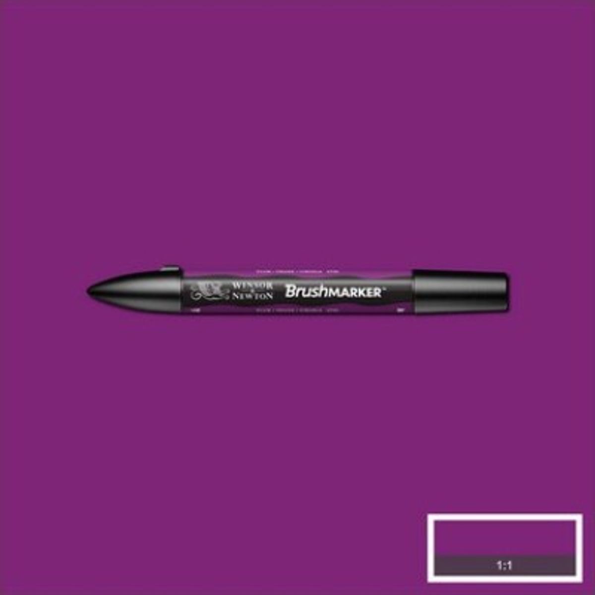 Winsor & Newton - Brush Marker Tusch - Blomme Lilla