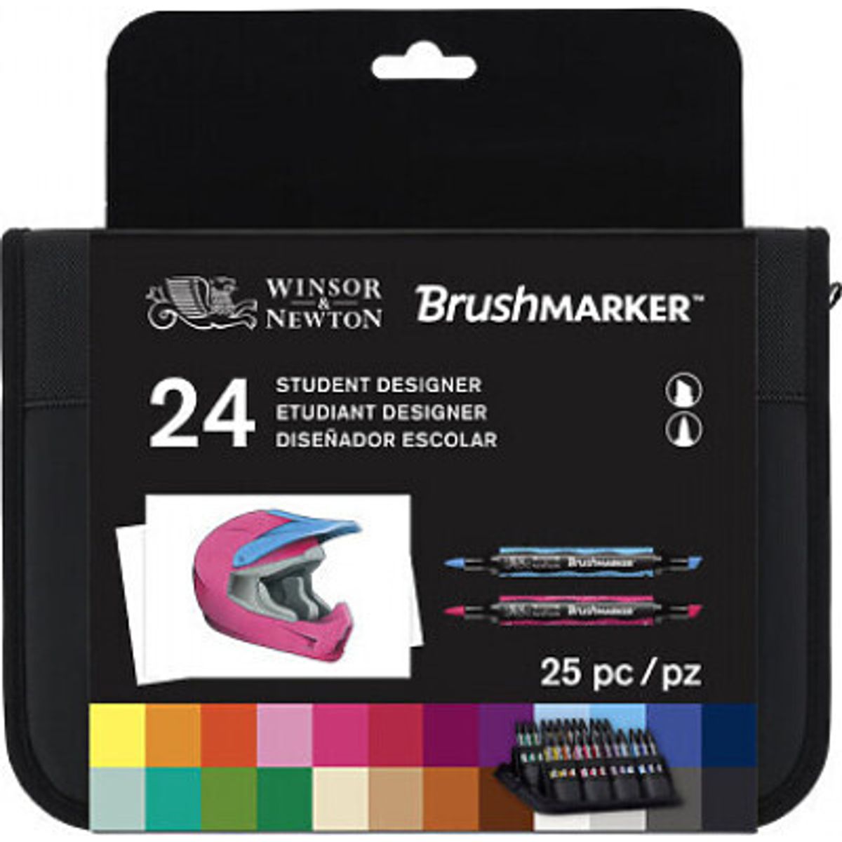 Winsor & Newton - Brushmarker Tusser Sæt - 24 Farver