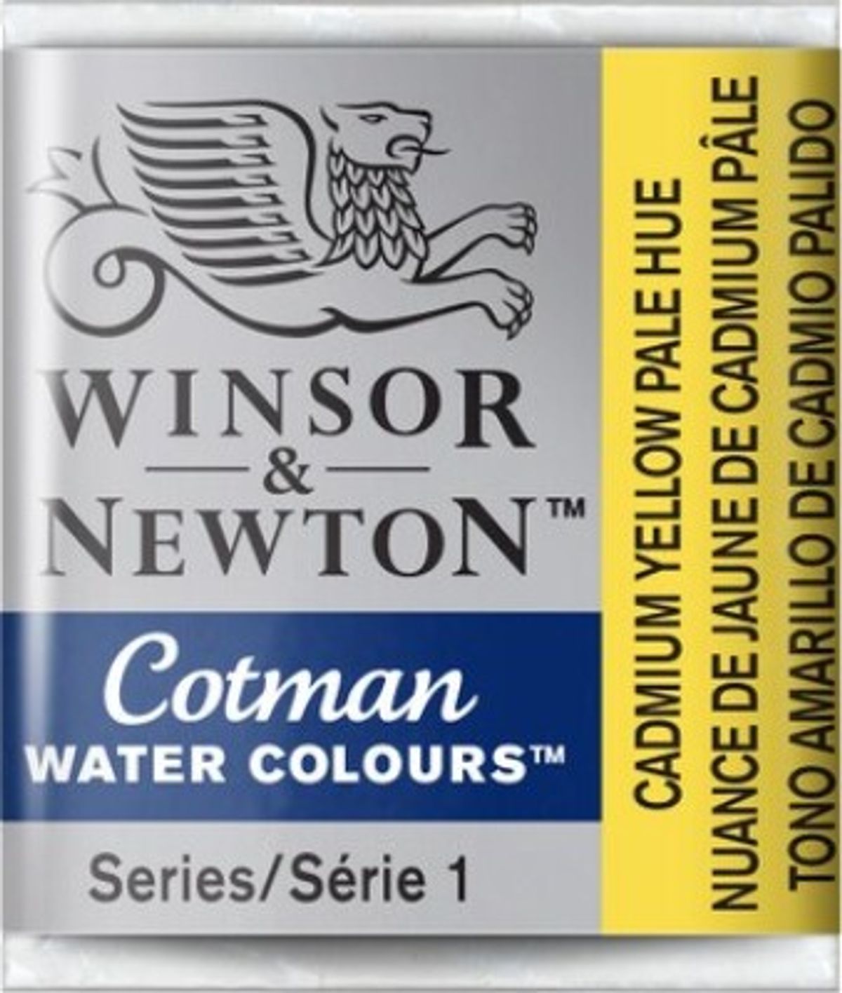 Winsor & Newton - Cotman Watercolour - 1/2 Pan - Cadmium Gul Bleg