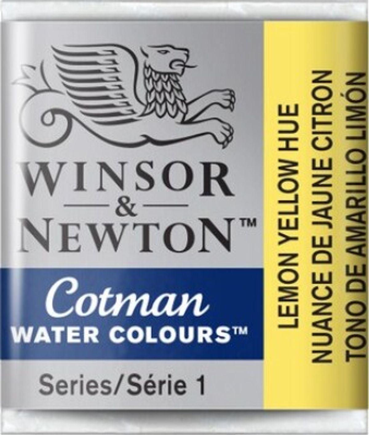 Winsor & Newton - Cotman Watercolour - 1/2 Pan - Citron Gul