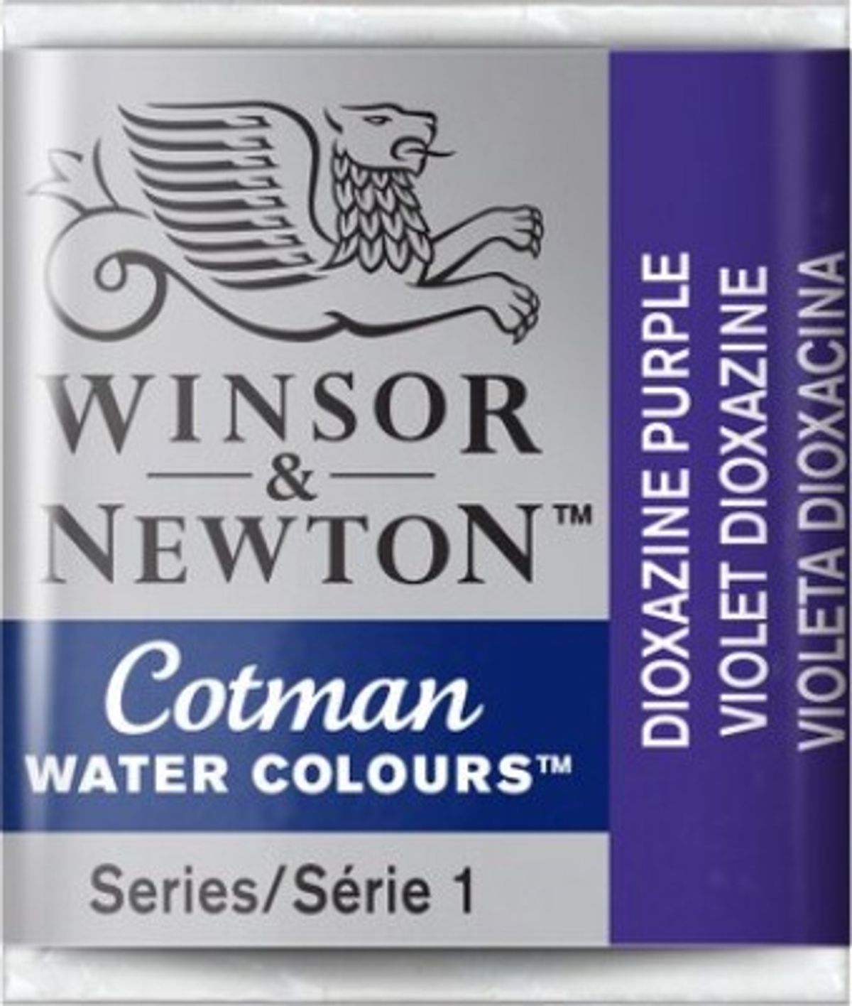 Winsor & Newton - Cotman Watercolour - 1/2 Pan - Diox Violet