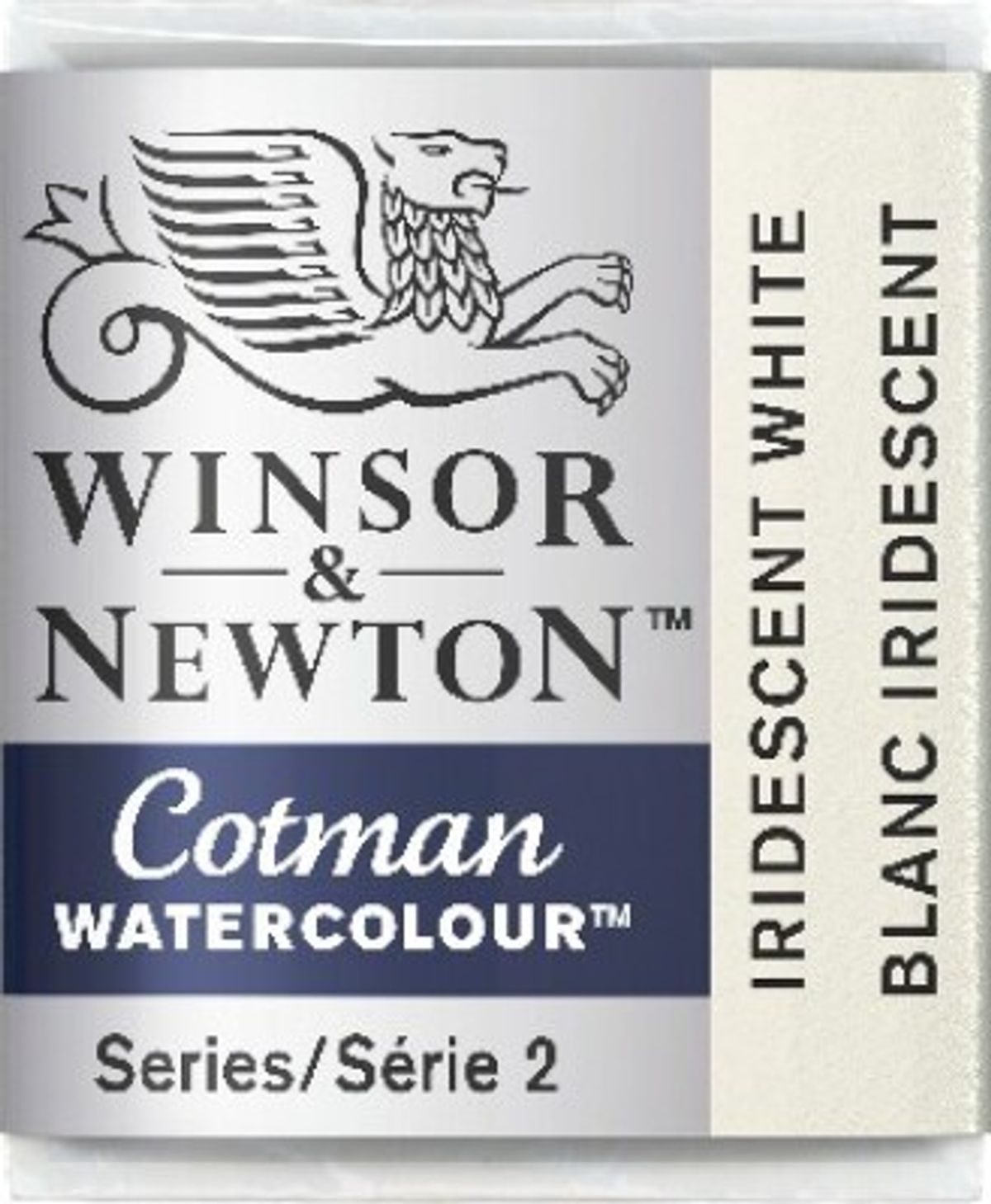 Winsor & Newton - Cotman Watercolour - 1/2 Pan - Iriserende Hvid