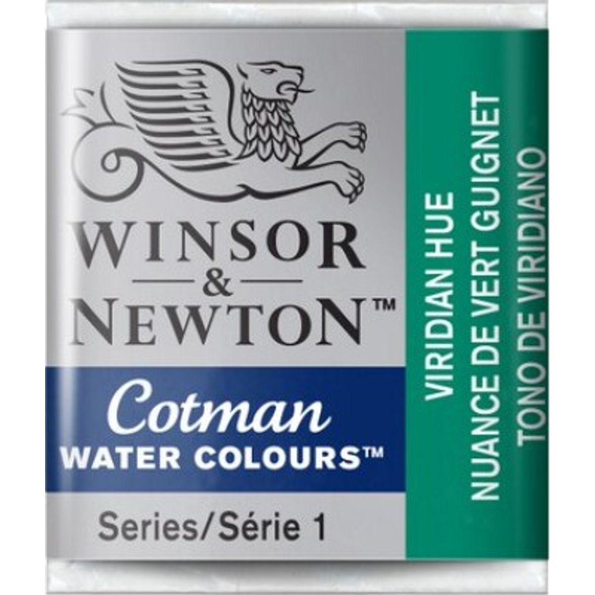 Winsor & Newton - Cotman Watercolour - 1/2 Pan - Viridian Nuance