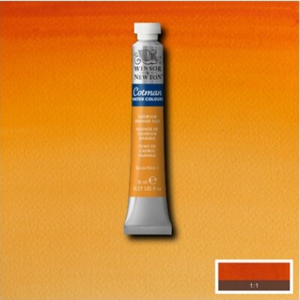 Winsor & Newton - Cotman Watercolour - 8 Ml - Cadmium Orange