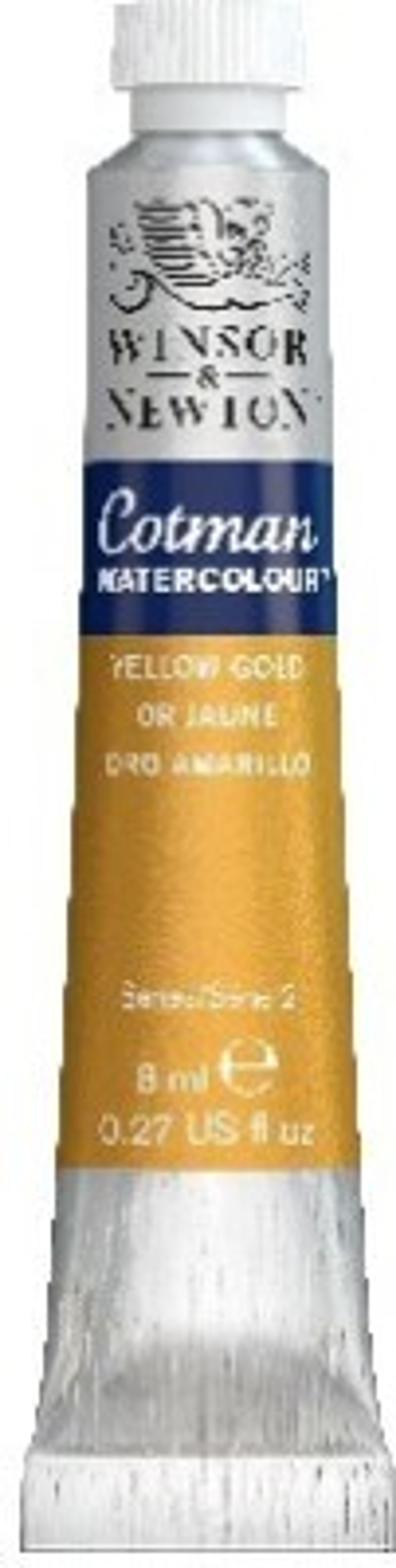 Winsor & Newton - Cotman Watercolour - 8 Ml - Gul Guld