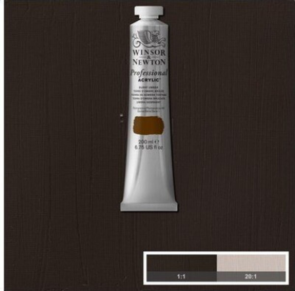 Winsor & Newton - Galeria Akrylmaling - Burnt Umber 200 Ml