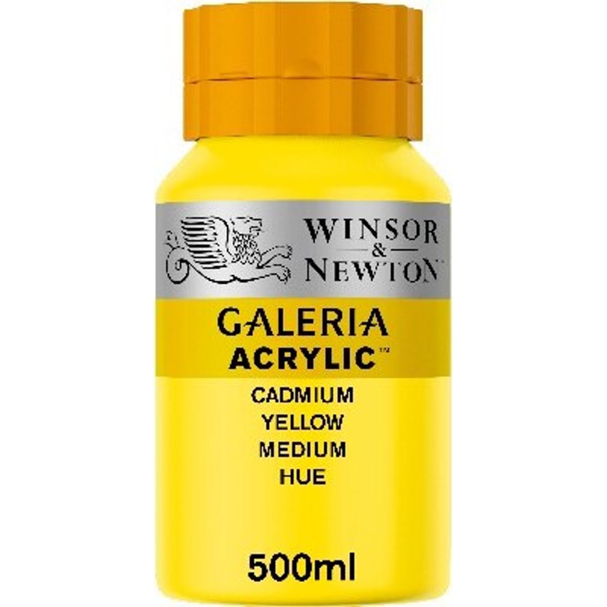 Winsor & Newton - Galeria Akrylmaling - Cadmium Yellow Medium 500 Ml