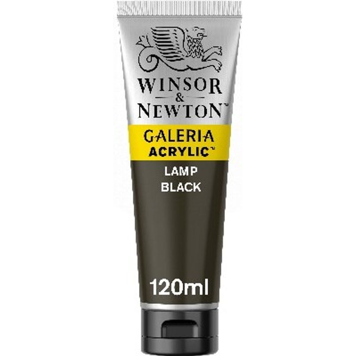 Winsor & Newton - Galeria Akrylmaling - Lamp Black 120 Ml