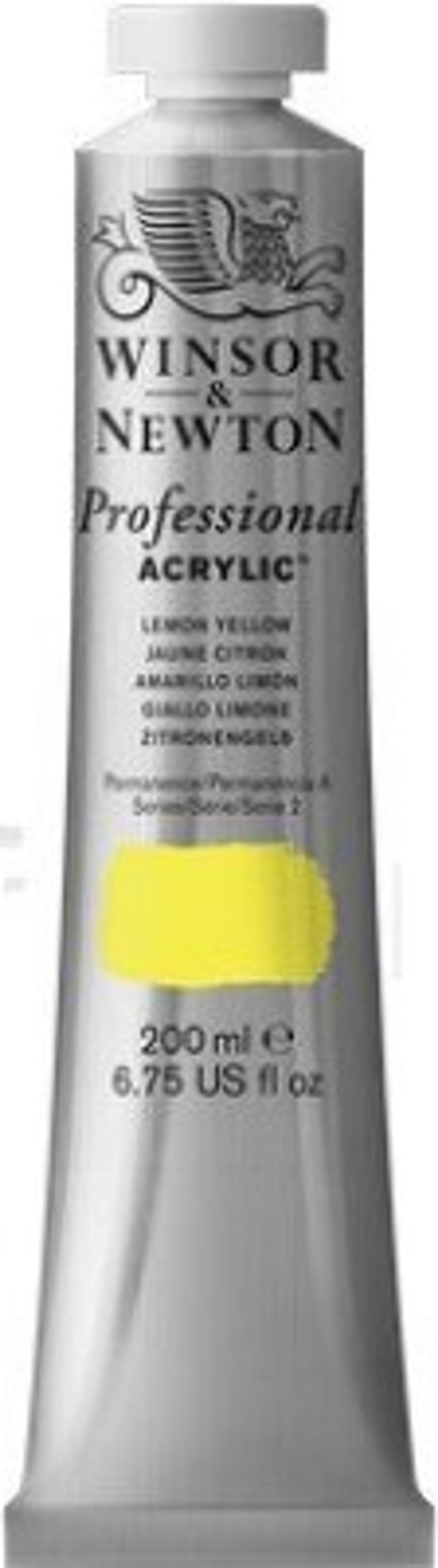 Winsor & Newton - Galeria Akrylmaling - Lemon Yellow 200 Ml